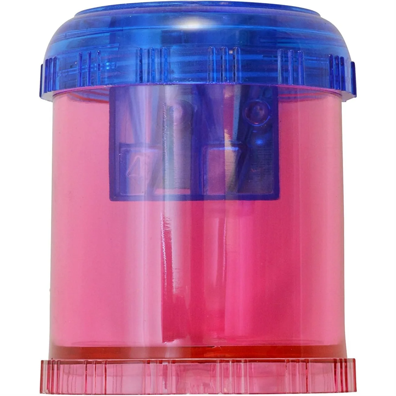 Dual Hole Manual Pencil Sharpener for Kids with Transparent Shaving Reservoir, for Standard and Large Pencils or Crayons
Dual Hole Manual Pencil Sharpener for Kids with Transparent Shaving Reservoir, for Standard and Large Pencils or Crayons