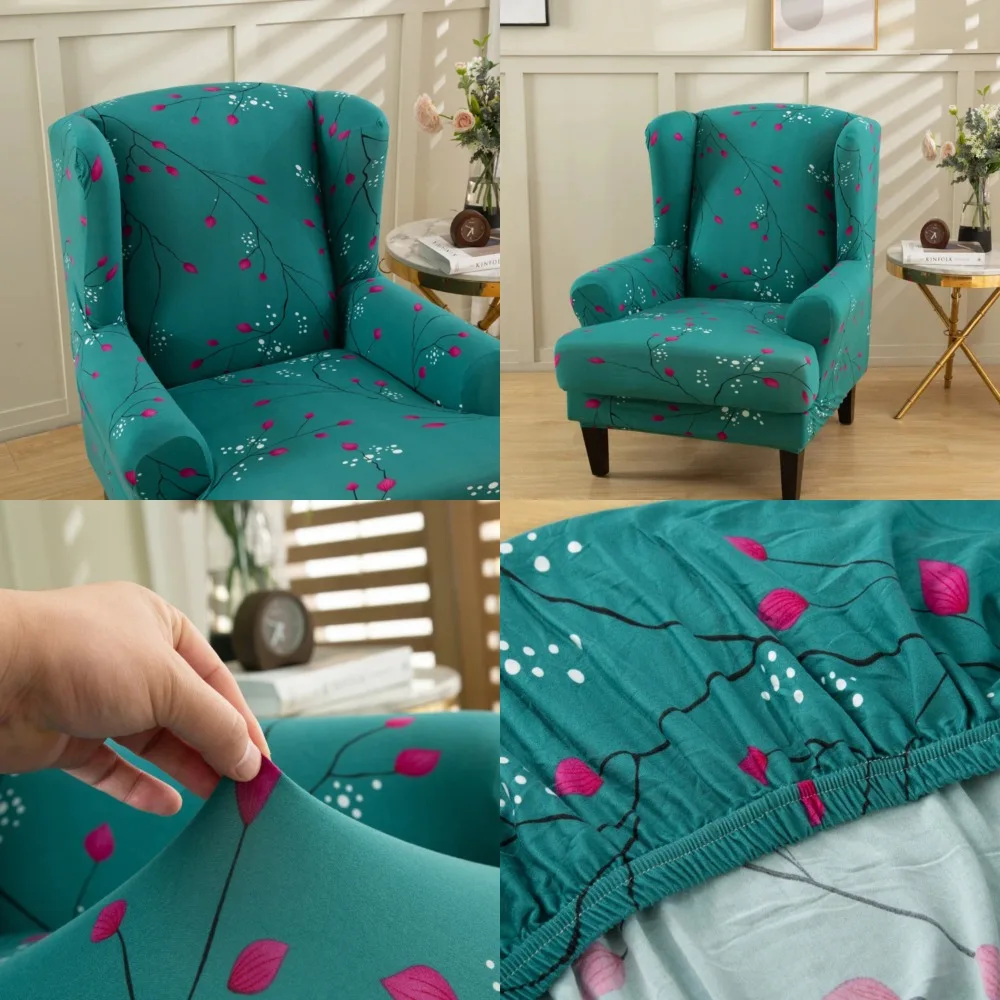 Stretchy and Soft Wing Chair Cover with Elastic Armchair Covers and Seat Cushion Protector - Wingback Sofa Slipcover Case for Li
Stretchy and Soft Wing Chair Cover with Elastic Armchair Covers and Seat Cushion Protector - Wingback Sofa Slipcover Case for Li