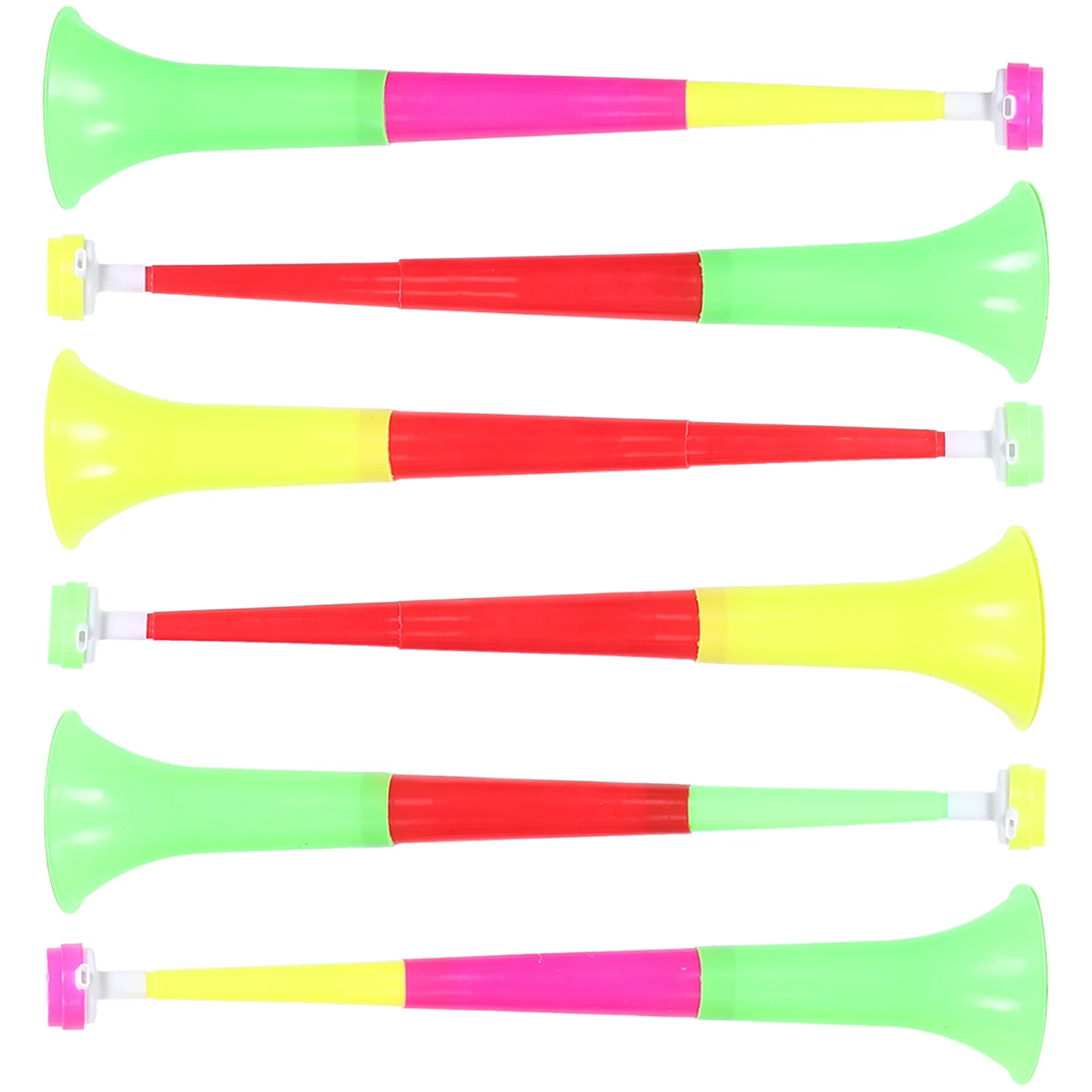 6 Pcs Cheer Fan Trumpet Retractable Horn Kids Football Blowing Props Cheering Plastic
6 Pcs Cheer Fan Trumpet Retractable Horn Kids Football Blowing Props Cheering Plastic