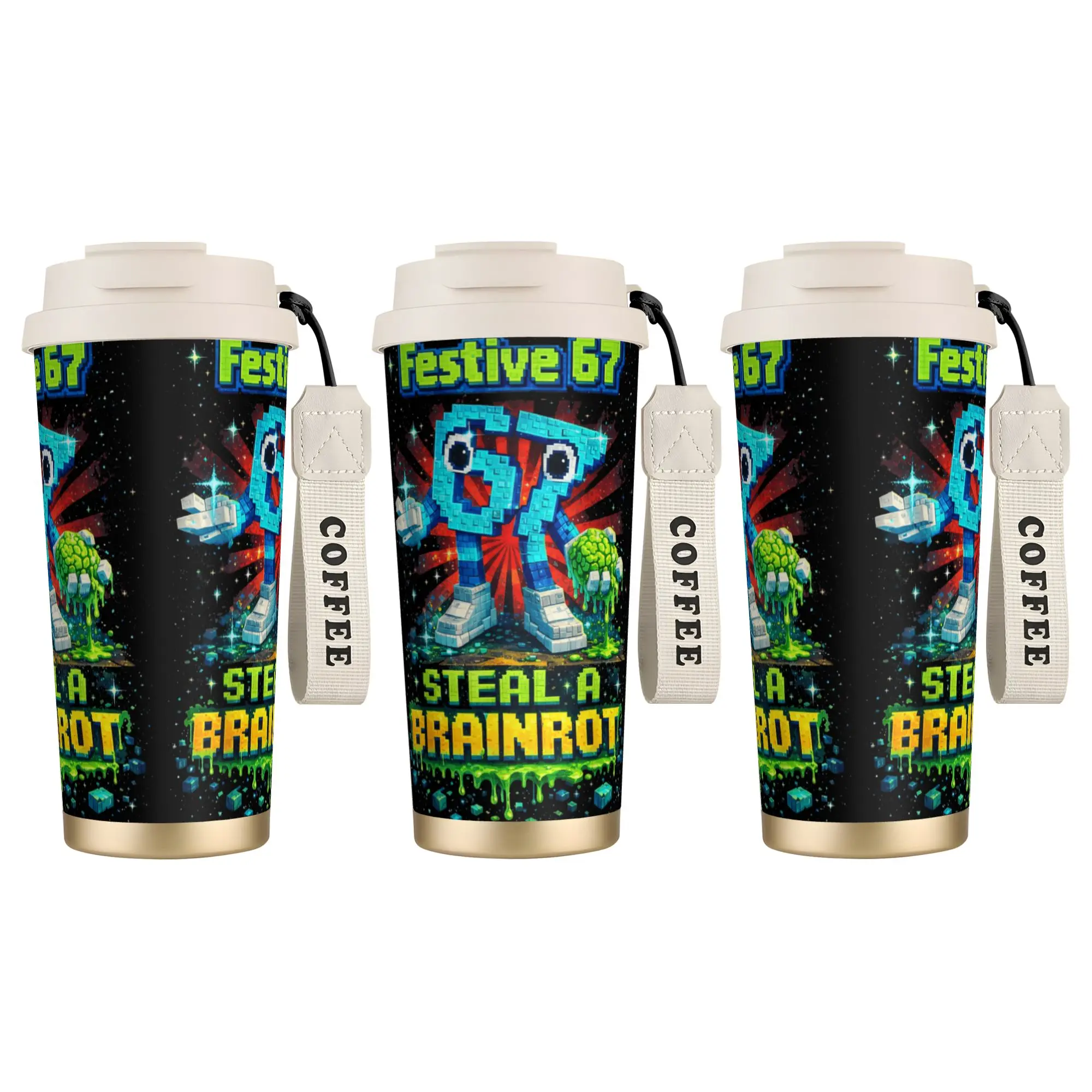 Festive 67 Steal an Italy Brainrot 316 Stainless Steel Tumbler Travelist Coffee Cups With Lid Large Capacity Thermal Mugs
Festive 67 Steal an Italy Brainrot 316 Stainless Steel Tumbler Travelist Coffee Cups With Lid Large Capacity Thermal Mugs