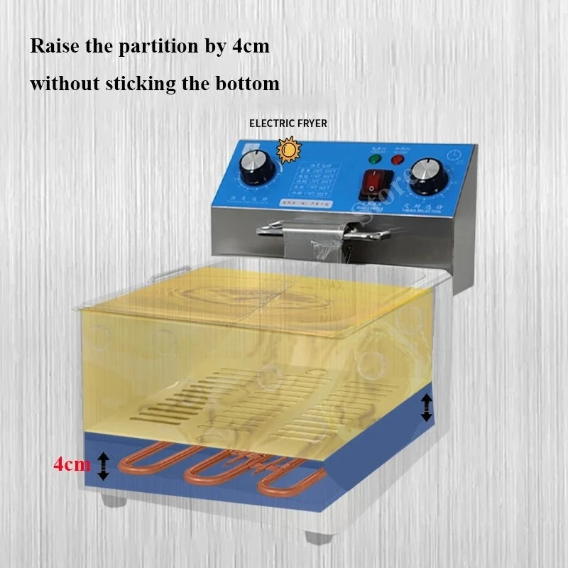 Fryer Electric Cookware Large Capacity Electric Deep Fryer French Fries Frying Oil Cooker Timer Commercial Fryers
Fryer Electric Cookware Large Capacity Electric Deep Fryer French Fries Frying Oil Cooker Timer Commercial Fryers