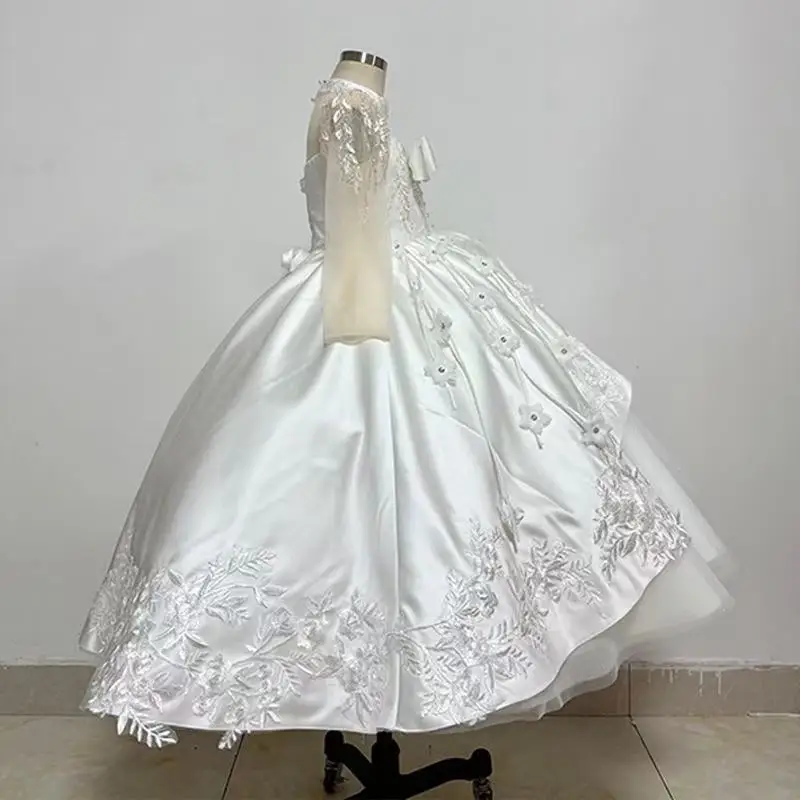 White Dress for 3-12Y Girls Elegant Princess Gown Kids Birthday Party Performance Outfit 100-160cm
White Dress for 3-12Y Girls Elegant Princess Gown Kids Birthday Party Performance Outfit 100-160cm