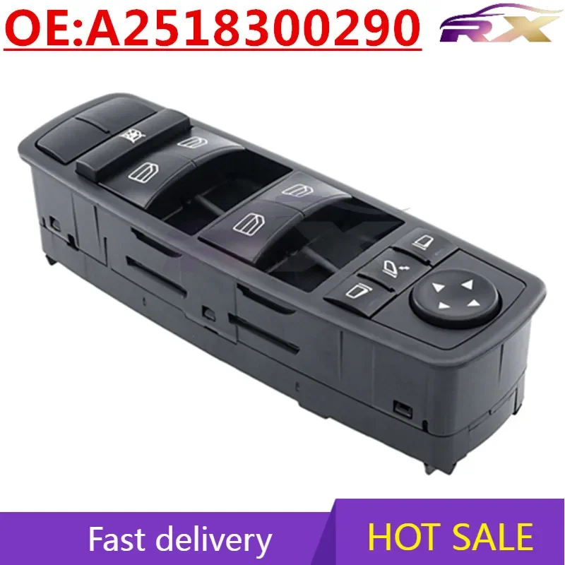 NEW:A2518300290 Auto Accessories Glass Lifter Switch Power Window Control Switch For Benz W164 ML350
NEW:A2518300290 Auto Accessories Glass Lifter Switch Power Window Control Switch For Benz W164 ML350