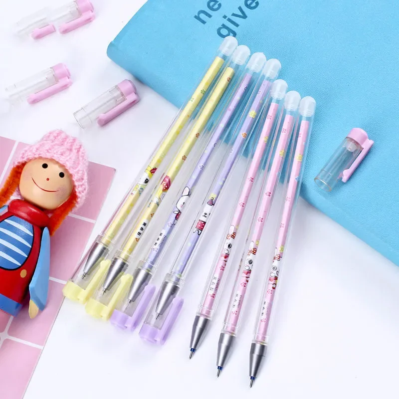 48PCS Neutrality Gel Pen Student Easy To Wipe Pen Whole Needle Pipe Water Pen Core Stationary Gel Pens
48PCS Neutrality Gel Pen Student Easy To Wipe Pen Whole Needle Pipe Water Pen Core Stationary Gel Pens