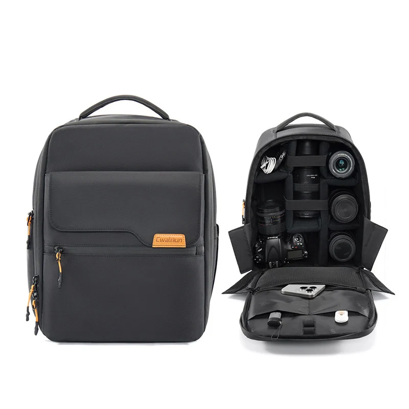 Outdoor DSLR Backpack Photography Backpack Mirrorless Camera Bag for One Camera Six Lenses 14 inches Laptop Tripod
Outdoor DSLR Backpack Photography Backpack Mirrorless Camera Bag for One Camera Six Lenses 14 inches Laptop Tripod