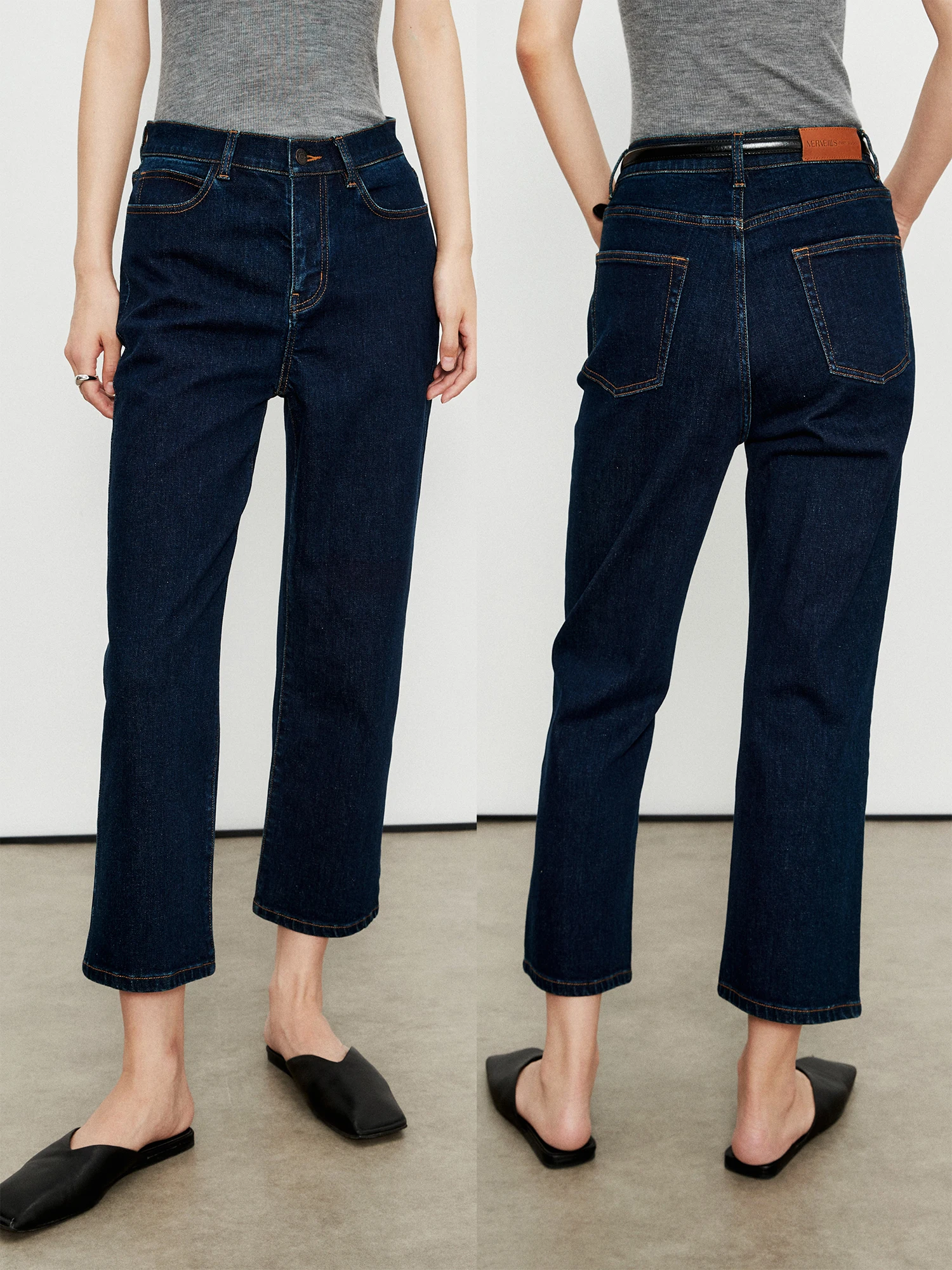 Утягивающие джинсы-трубы с девятью зубцами, хлопковые повседневные прямые джинсы с высокой талией для молодых женщин
Утягивающие джинсы-трубы с девятью зубцами, хлопковые повседневные прямые джинсы с высокой талией для молодых женщин