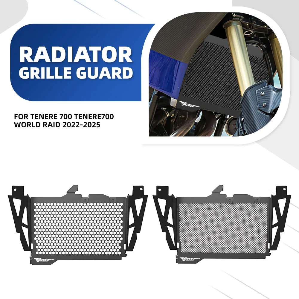 FOR Yamaha Tenere700 World Raid 2022 2023 2024 2025 Motorcycle Aluminum Radiator Guard Protector Oil Cooler Cover Tenere 700
FOR Yamaha Tenere700 World Raid 2022 2023 2024 2025 Motorcycle Aluminum Radiator Guard Protector Oil Cooler Cover Tenere 700