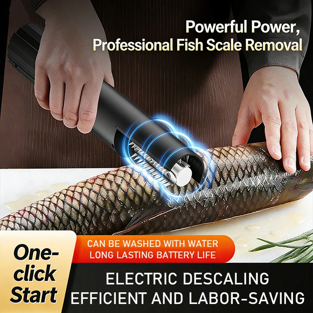 Household Automatic Fish Scalers Easy Using Fish Scale Descaler Kitchen Seafood Tools
Household Automatic Fish Scalers Easy Using Fish Scale Descaler Kitchen Seafood Tools