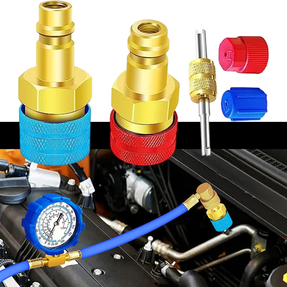 For R1234yf To R134a 1234yf To 134a Adapter Kit High/Low Pressure Side Adapter For Car Airconditioning Electrical Equipment
For R1234yf To R134a 1234yf To 134a Adapter Kit High/Low Pressure Side Adapter For Car Airconditioning Electrical Equipment