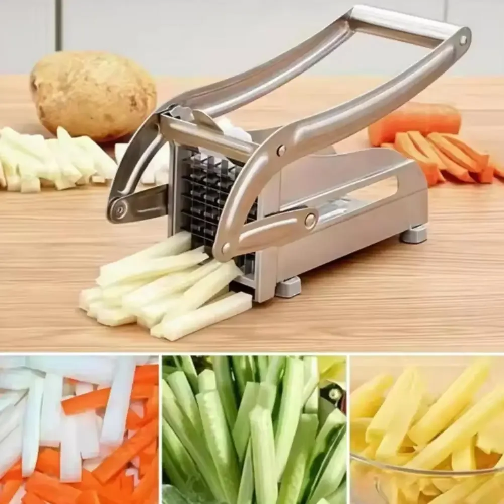 Multifunctional Stainless Steel Manual Vegetable Cutter For Potatoes Carrots Cucumbers Vegetable Safe Easy Clean Kitchen Tools
Multifunctional Stainless Steel Manual Vegetable Cutter For Potatoes Carrots Cucumbers Vegetable Safe Easy Clean Kitchen Tools