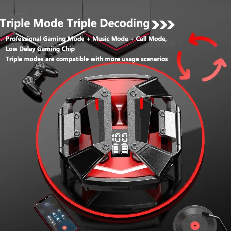 Cool RGB Hollowed-out Mechanical Design Bluetooth Wireless Headphones HIFI Noise Reduction Esport Headset For Tablet Android IOS
Cool RGB Hollowed-out Mechanical Design Bluetooth Wireless Headphones HIFI Noise Reduction Esport Headset For Tablet Android IOS