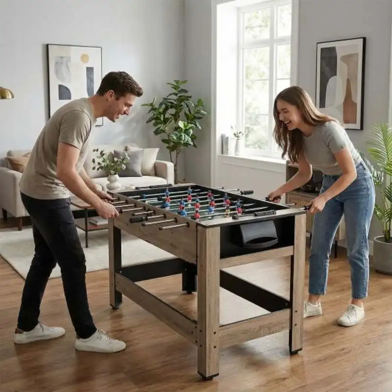 2-in-1 Swivel Game Table for Teens Adults-Brown
2-in-1 Swivel Game Table for Teens Adults-Brown