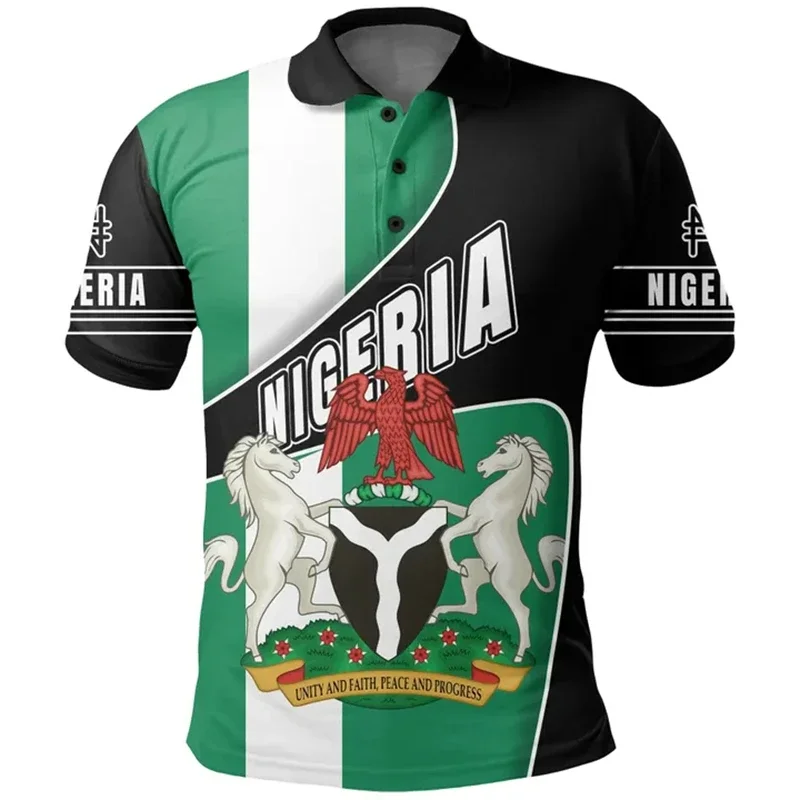 Nigeria Flag 3D Printed Polo Shirt Men Women Summer Fitness Casual Button Tee Shirts Short Sleeve Polo Shirts Ropa Tops Lapel
Nigeria Flag 3D Printed Polo Shirt Men Women Summer Fitness Casual Button Tee Shirts Short Sleeve Polo Shirts Ropa Tops Lapel