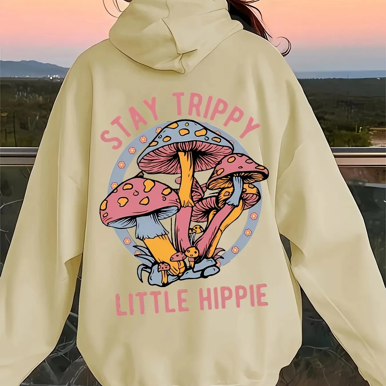 2024 Autumn and Winter Hot Sale Mushroom Print Kangaroo Pocket Hoodie Casual Long Sleeve Drawstring Pure Cotton Hoodie Women
2024 Autumn and Winter Hot Sale Mushroom Print Kangaroo Pocket Hoodie Casual Long Sleeve Drawstring Pure Cotton Hoodie Women