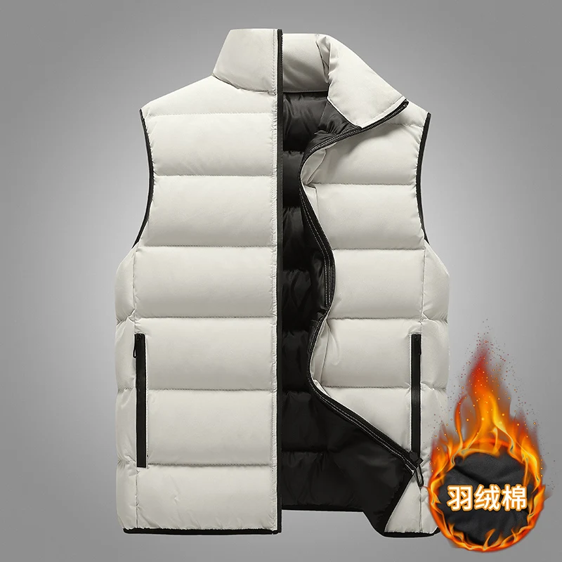 Male Stand Up Collar Vest Men Fashionable and Casual Waistcoats Thick New Vest for Autumn and Winter Men Cool and Warm Clothes
Male Stand Up Collar Vest Men Fashionable and Casual Waistcoats Thick New Vest for Autumn and Winter Men Cool and Warm Clothes