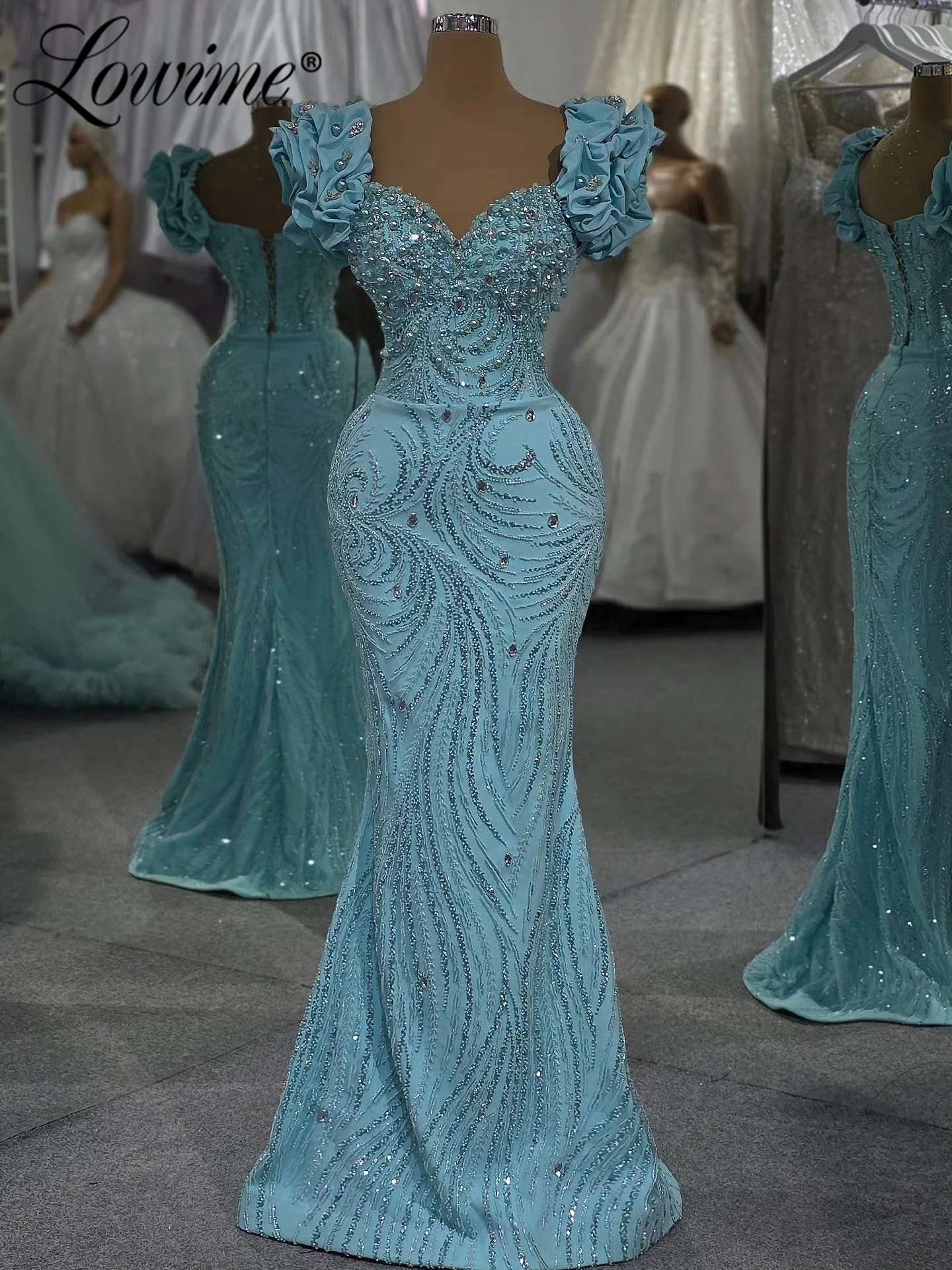 New Fashion Evening Dresses Pearl Beaded Ruffles Short Sleeves Sweetheart Neck Wedding Guest Party Dress Customized Prom Gowns
New Fashion Evening Dresses Pearl Beaded Ruffles Short Sleeves Sweetheart Neck Wedding Guest Party Dress Customized Prom Gowns