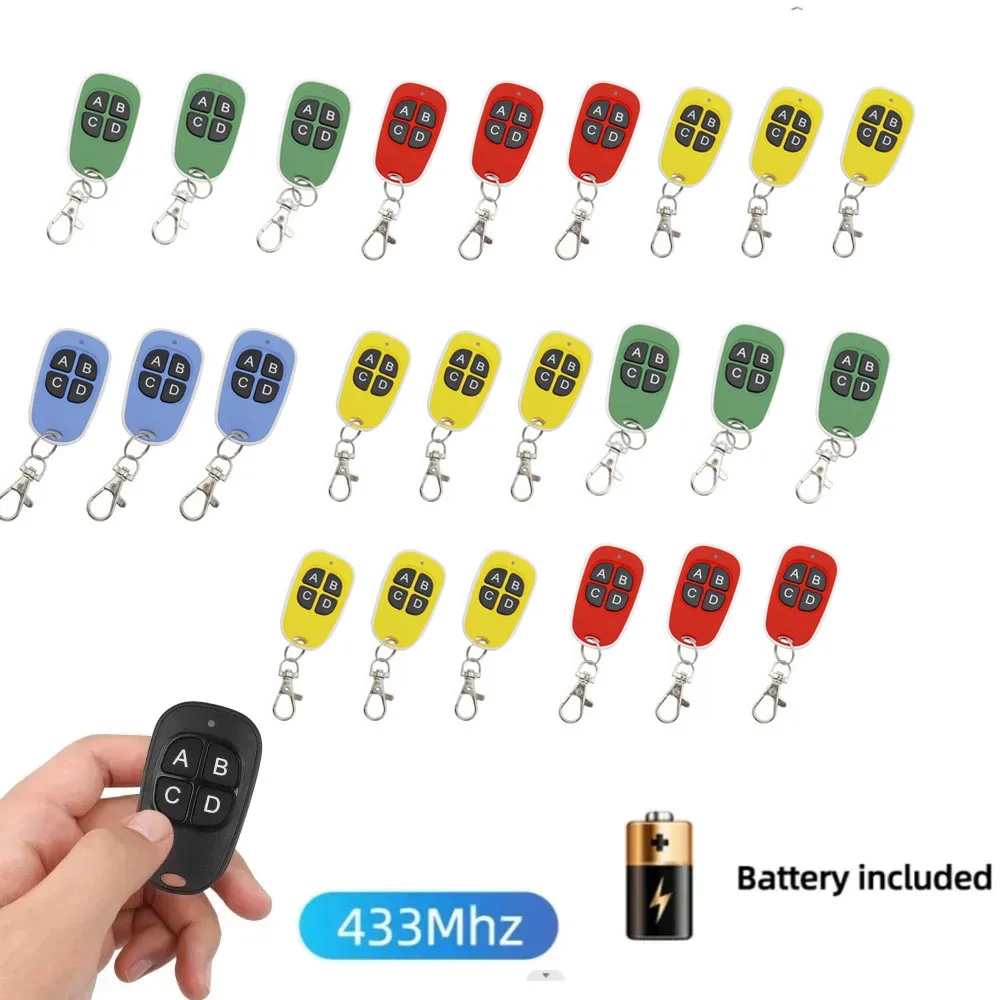 20pcs Universal 433MHz Remote Control Garage Door Opener Wireless Transmitter 4 Keys Duplicator Clone Electric Door Key
20pcs Universal 433MHz Remote Control Garage Door Opener Wireless Transmitter 4 Keys Duplicator Clone Electric Door Key