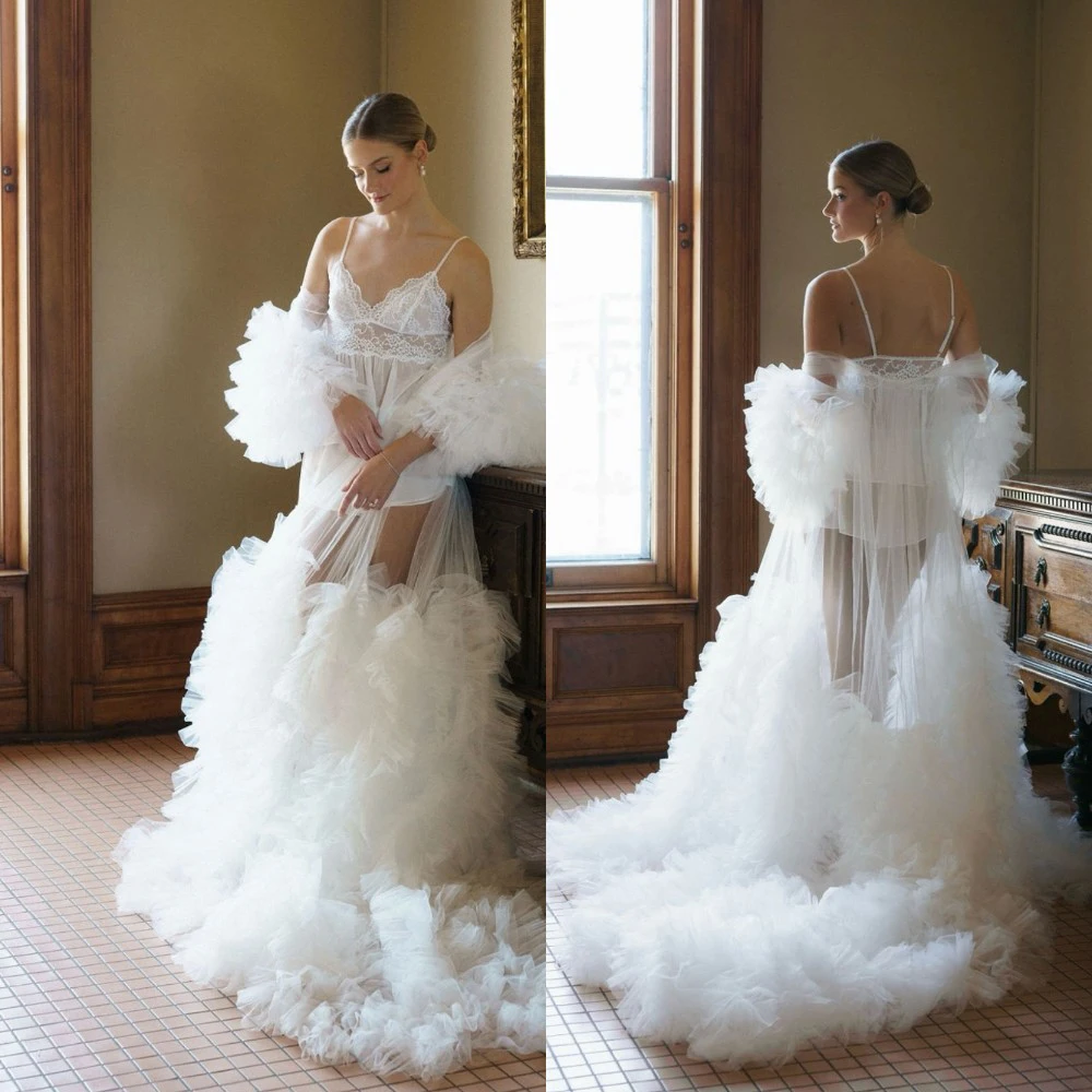 Elegant Women Robe Appliques Robes Bridesmaid Bride Robes Wedding Long Robe Maternity Dressing Gown for Photography Customized
Elegant Women Robe Appliques Robes Bridesmaid Bride Robes Wedding Long Robe Maternity Dressing Gown for Photography Customized