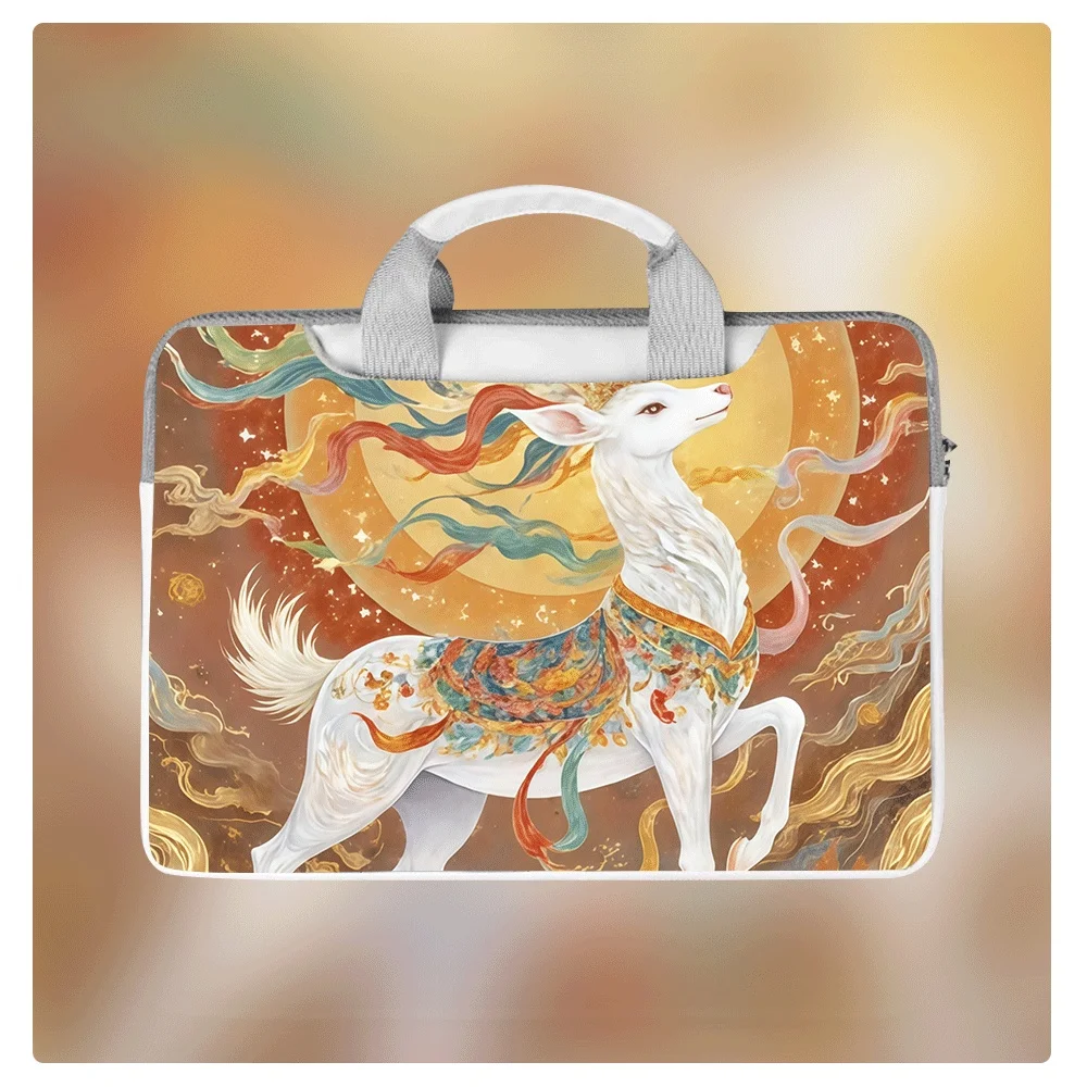 Deer Printed Laptop Briefcase 13 14.6 15 Inch Waterproof Shockproof PU Handbag Large Capacity Zipper For Notebook Computer
Deer Printed Laptop Briefcase 13 14.6 15 Inch Waterproof Shockproof PU Handbag Large Capacity Zipper For Notebook Computer