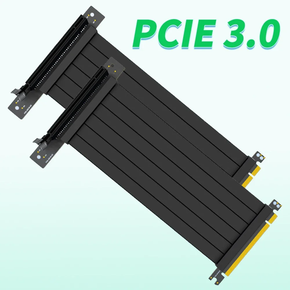 Кабель Riser PCI-E 3.0 x16 Extreme High Speed PCI Express Port Удлинительная карта графического процессора Прямоугольный разъем с вертикальным кронштейном
Кабель Riser PCI-E 3.0 x16 Extreme High Speed PCI Express Port Удлинительная карта графического процессора Прямоугольный разъем с вертикальным кронштейном