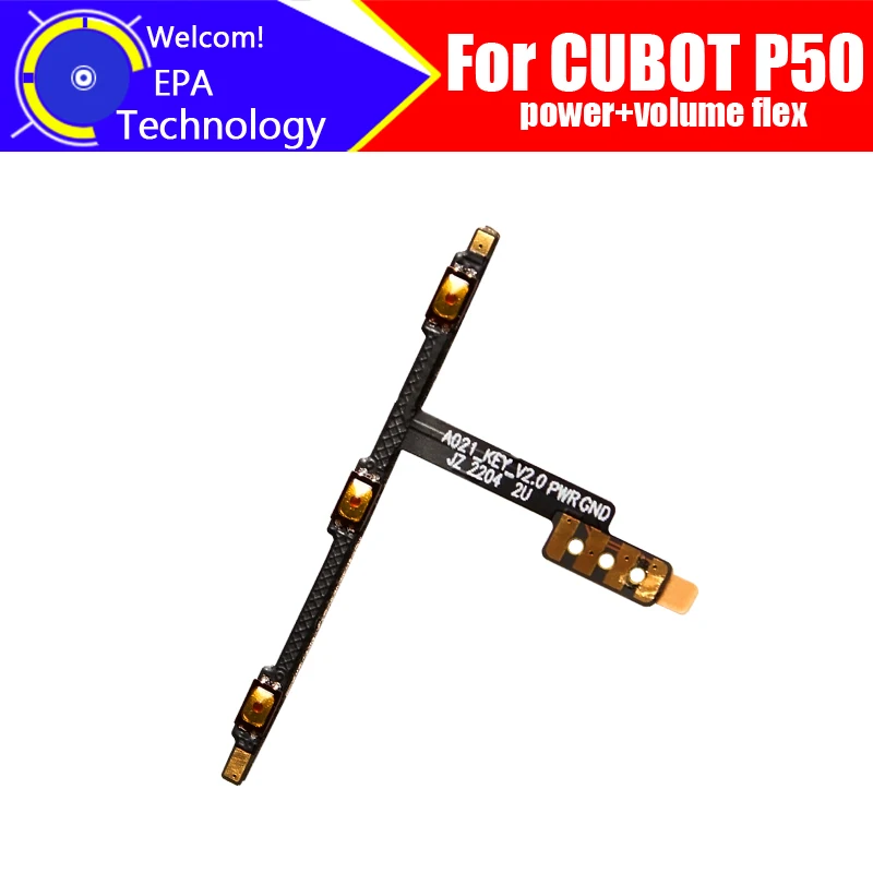 CUBOT P50 Side Button Flex Cable 100% Original Power + Volume Button FPC Wire Flex Cable repair accessories for CUBOT P50.
CUBOT P50 Side Button Flex Cable 100% Original Power + Volume Button FPC Wire Flex Cable repair accessories for CUBOT P50.