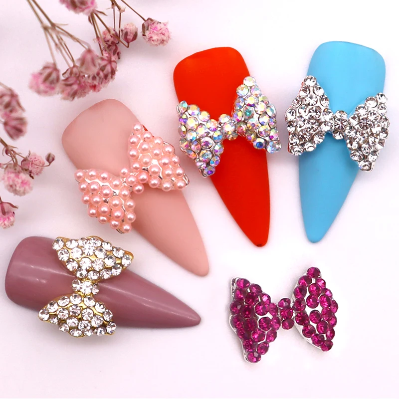 10 Charming alloy rhinestone 3D full diamond bow tie, crystal diamond armor, artistic nail decoration accessories
10 Charming alloy rhinestone 3D full diamond bow tie, crystal diamond armor, artistic nail decoration accessories