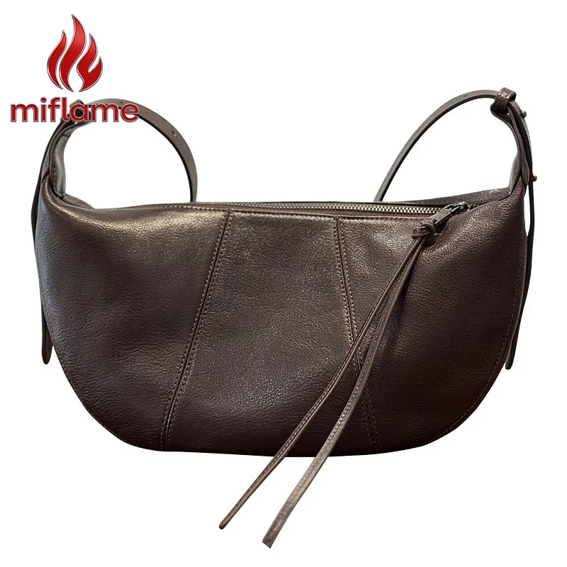 Genuine Leather Hobo Bag for Women Vegetable Tanned Daily Crossbody with Detachable Strap Logo-Free Minimalist Quiet Luxury
Genuine Leather Hobo Bag for Women Vegetable Tanned Daily Crossbody with Detachable Strap Logo-Free Minimalist Quiet Luxury