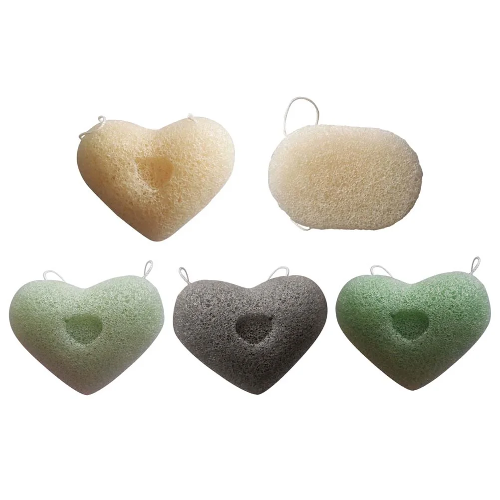 5Pcs Loving Heart Facial Sponge Bamboo Charcoal Colors Face Cleansing Sensitive Skin Makeup Remover
5Pcs Loving Heart Facial Sponge Bamboo Charcoal Colors Face Cleansing Sensitive Skin Makeup Remover