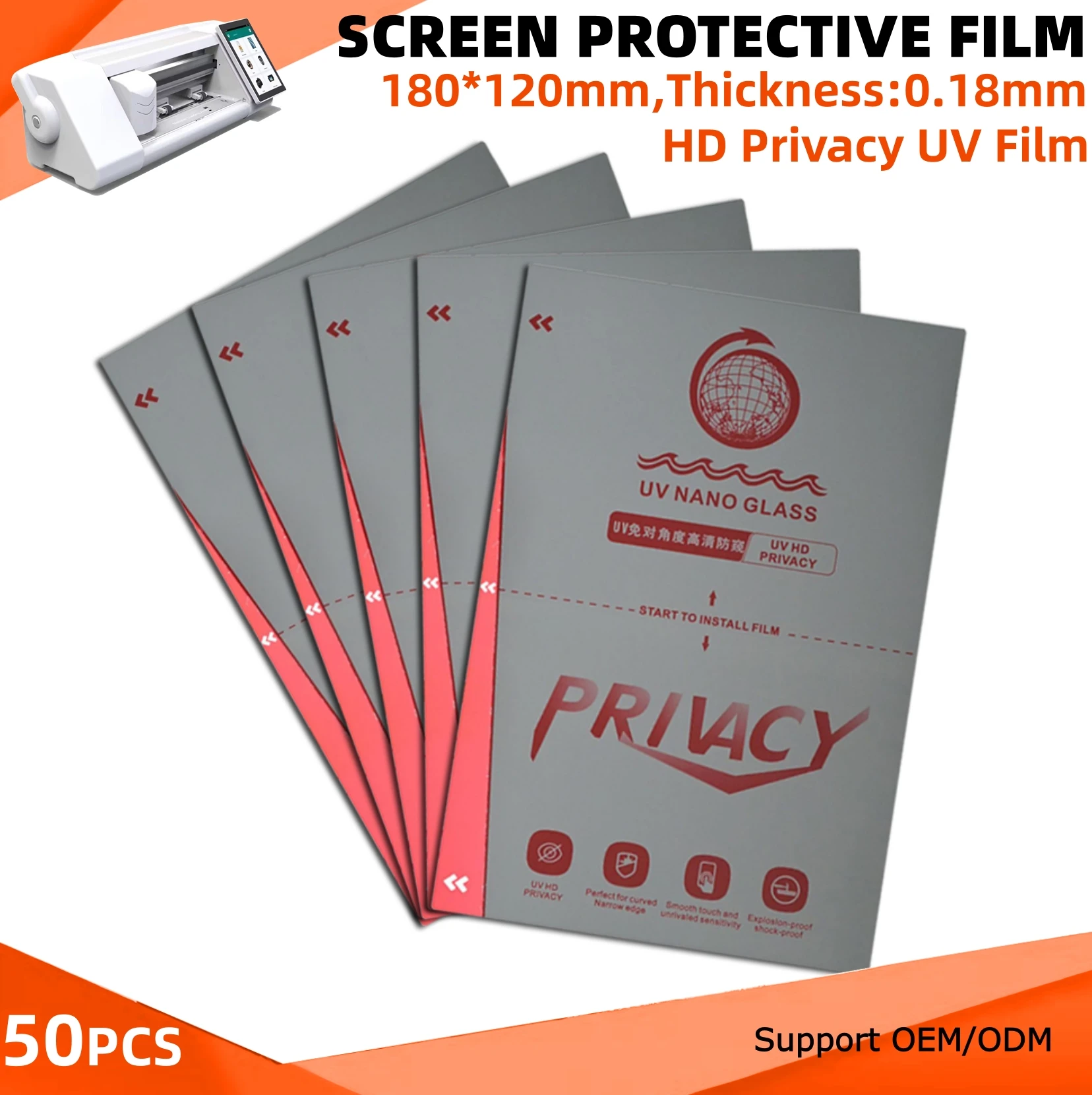 FilmExpert EPRIVACY HD MATTE Mobile Phone Straight Screen Curved Screen Protector Flexible Hydrogel Film For Cut Machine TPU
FilmExpert EPRIVACY HD MATTE Mobile Phone Straight Screen Curved Screen Protector Flexible Hydrogel Film For Cut Machine TPU