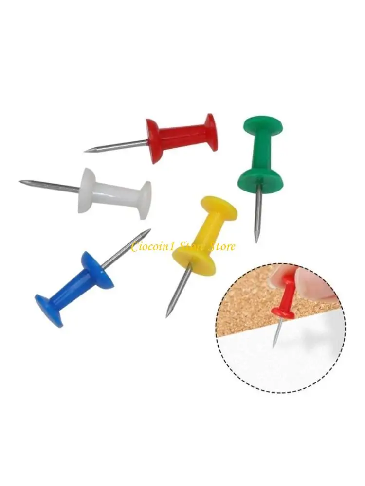 A3PC 100Pcs Map Tacks Drawing Pins Set Map Tacks Map Pins Colourful Drawing Push Pins with Plastic Heads for Map Drawing Cork
A3PC 100Pcs Map Tacks Drawing Pins Set Map Tacks Map Pins Colourful Drawing Push Pins with Plastic Heads for Map Drawing Cork