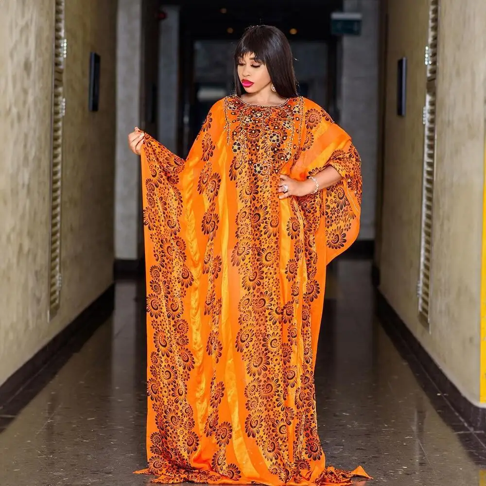 National Style African Women Party Maxi Dress Bat Sleeve Diamond Printed Chiffon Robe Muslim Plus Size Glitter Dashiki Ball Gown
National Style African Women Party Maxi Dress Bat Sleeve Diamond Printed Chiffon Robe Muslim Plus Size Glitter Dashiki Ball Gown