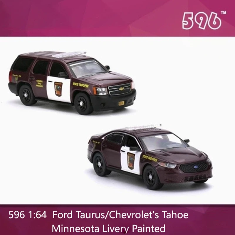 Модель 596 1:64 Ford Taurus/Tahoe Minnesota Livery, окрашенная полицейская модель автомобиля из сплава, коллекция, игрушка в подарок
Модель 596 1:64 Ford Taurus/Tahoe Minnesota Livery, окрашенная полицейская модель автомобиля из сплава, коллекция, игрушка в подарок
