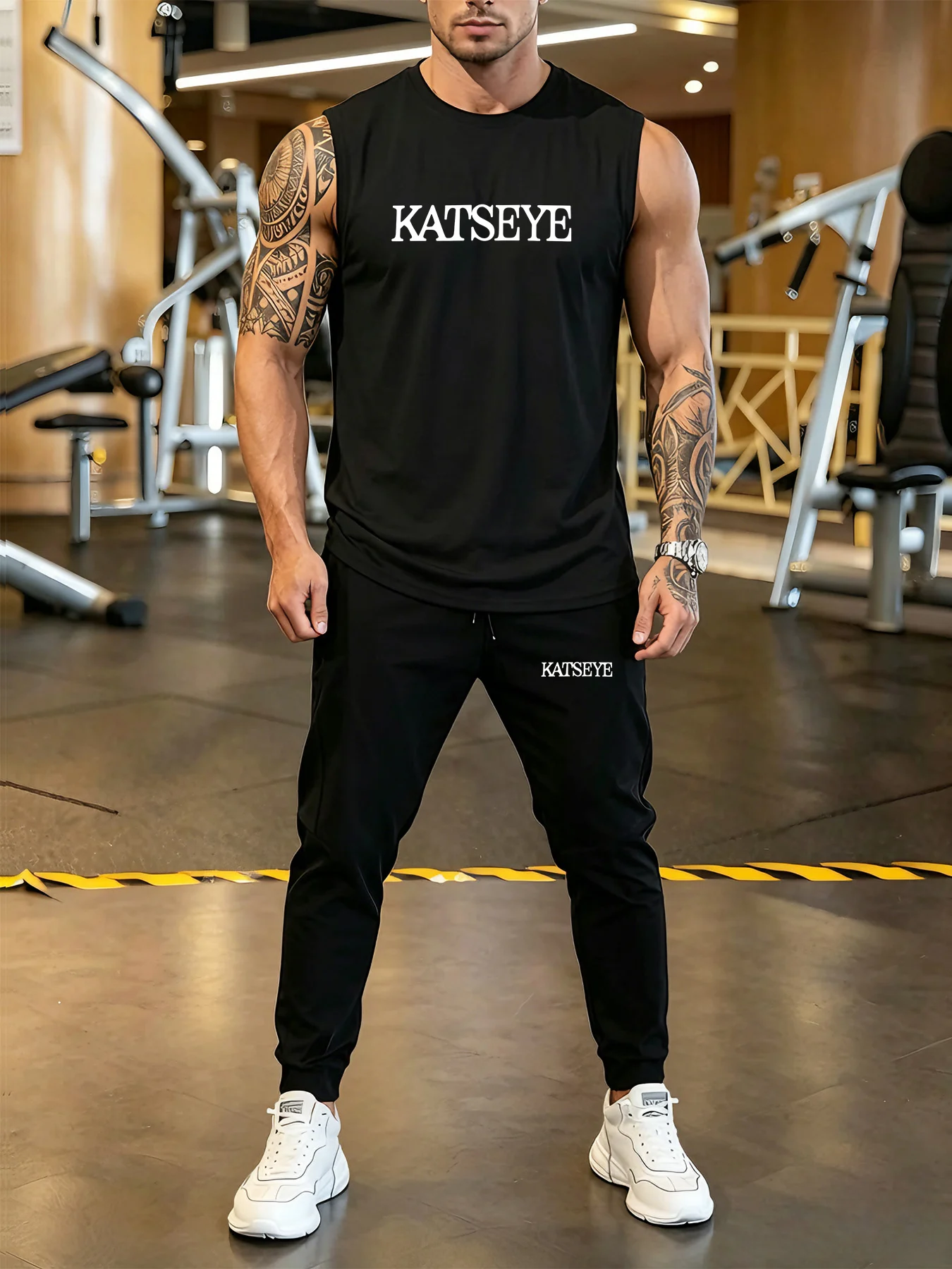 New summer men's short-sleeved T-shirt, men's comfortable casual sports and fitness thin long pants two-piece set
New summer men's short-sleeved T-shirt, men's comfortable casual sports and fitness thin long pants two-piece set