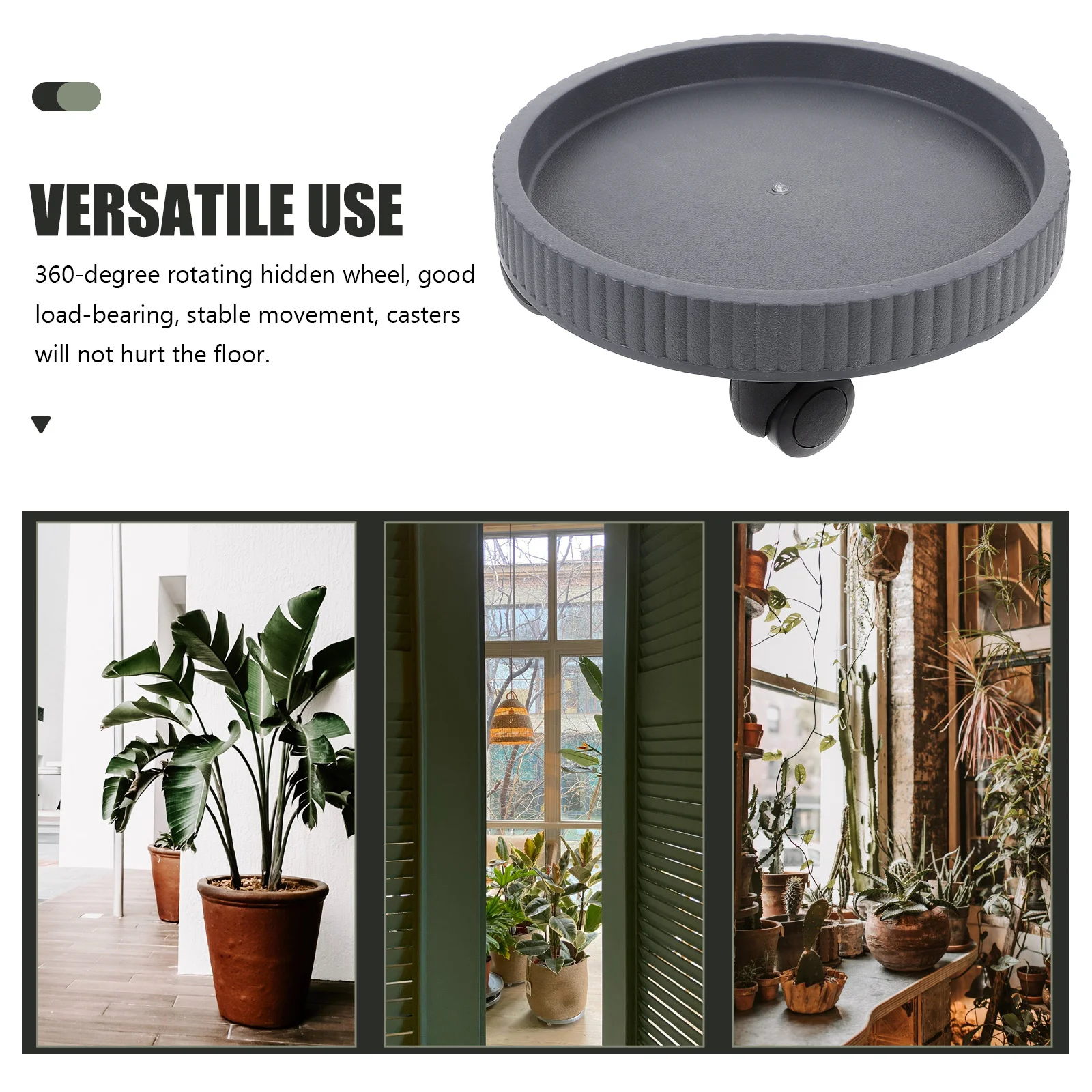 Thickened Plant Tray Plastic Rolling Wheel Base Flowerpot Tray Indoor Outdoor Planter Trolley for Garden Potted Plant Mover
Thickened Plant Tray Plastic Rolling Wheel Base Flowerpot Tray Indoor Outdoor Planter Trolley for Garden Potted Plant Mover