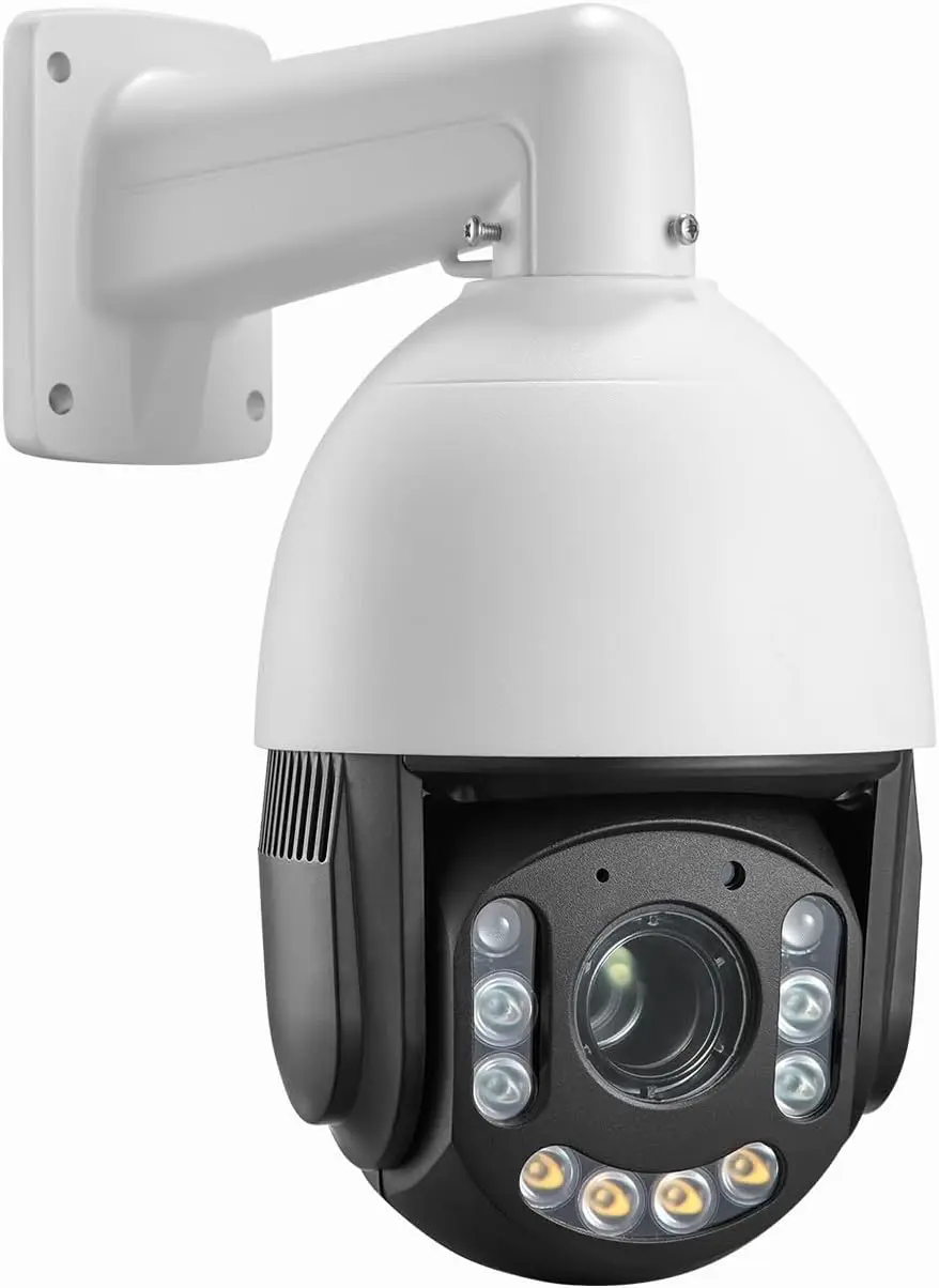 4K 8MP Outdoor PTZ IP Camera, 20X Optical Zoom, Auto Tracking, Human Detection, PoE, Color Night Vision, 2-Way Audio
4K 8MP Outdoor PTZ IP Camera, 20X Optical Zoom, Auto Tracking, Human Detection, PoE, Color Night Vision, 2-Way Audio