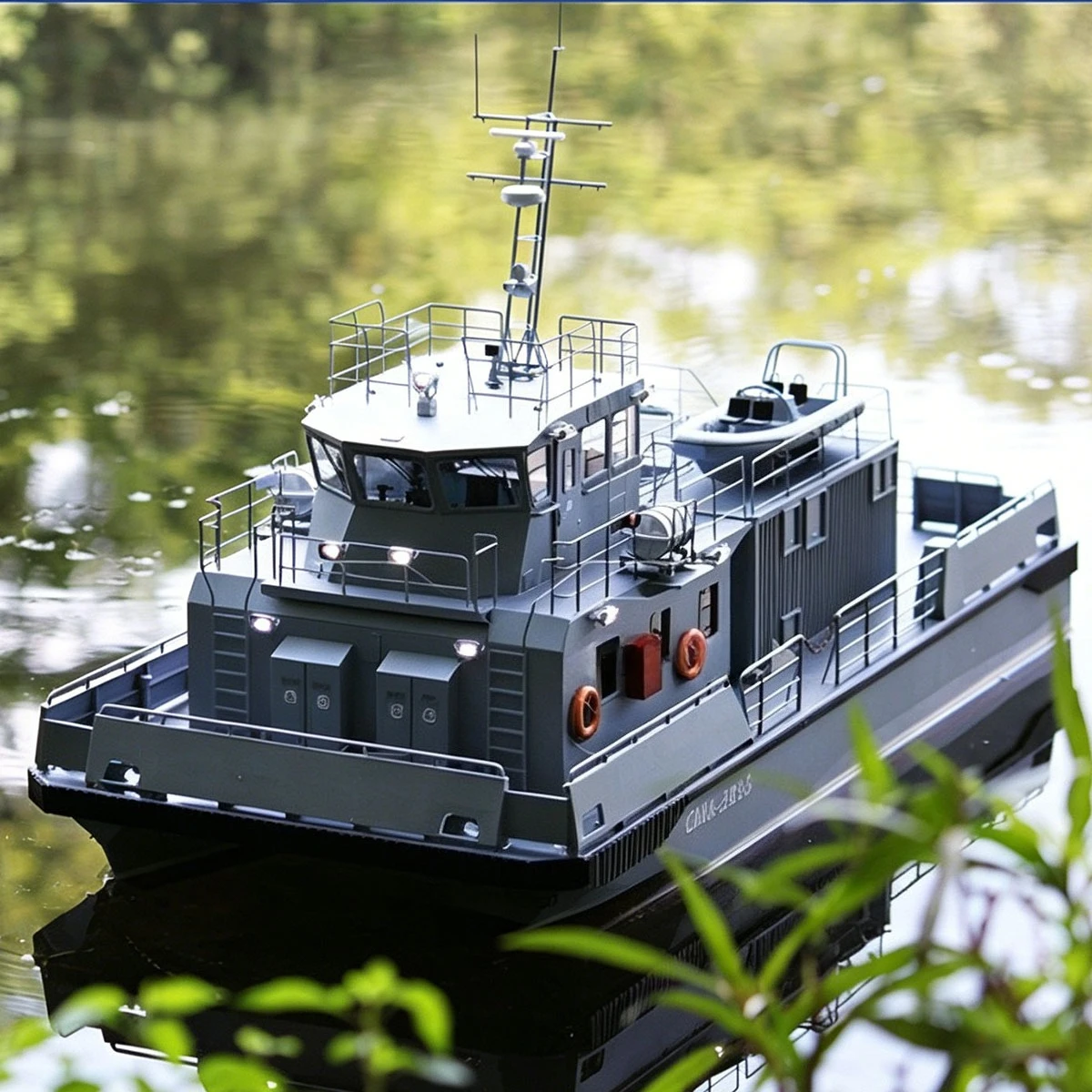 1/35 RC Boat 68.8cm Catamaran Model 23370 Search and Rescue Remote Control Boat with Rich Details RC Schiffe Model Kit Ship Toy
1/35 RC Boat 68.8cm Catamaran Model 23370 Search and Rescue Remote Control Boat with Rich Details RC Schiffe Model Kit Ship Toy