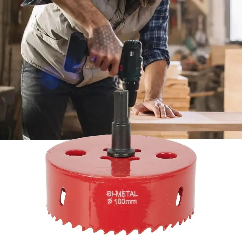 80-100mm Size Bi-Metal Hole Saw HSS Steel No Slipping HSS Steel Hole Saw Wear Resistant Easy Chip Removal Hole Saw Kit
80-100mm Size Bi-Metal Hole Saw HSS Steel No Slipping HSS Steel Hole Saw Wear Resistant Easy Chip Removal Hole Saw Kit