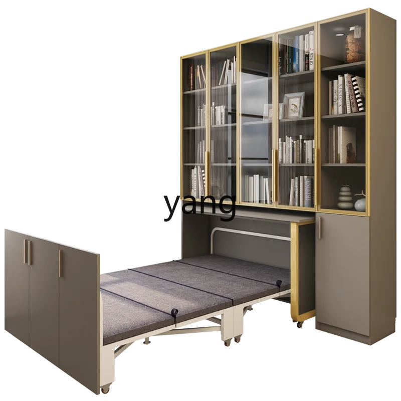 LH cabinet type invisible storage bookcase folding bed cabinet integrated household
LH cabinet type invisible storage bookcase folding bed cabinet integrated household