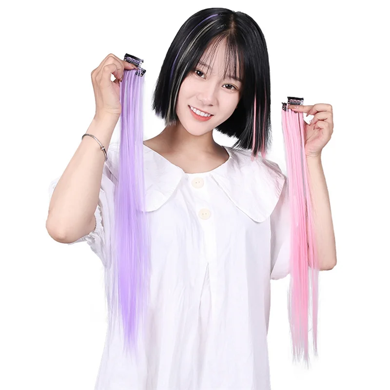 X11A Rainbow Highlighted Multi-Colour Hair Extension Hairpin Long Straight Hair Clip Trimmable For Hair False Hair
X11A Rainbow Highlighted Multi-Colour Hair Extension Hairpin Long Straight Hair Clip Trimmable For Hair False Hair