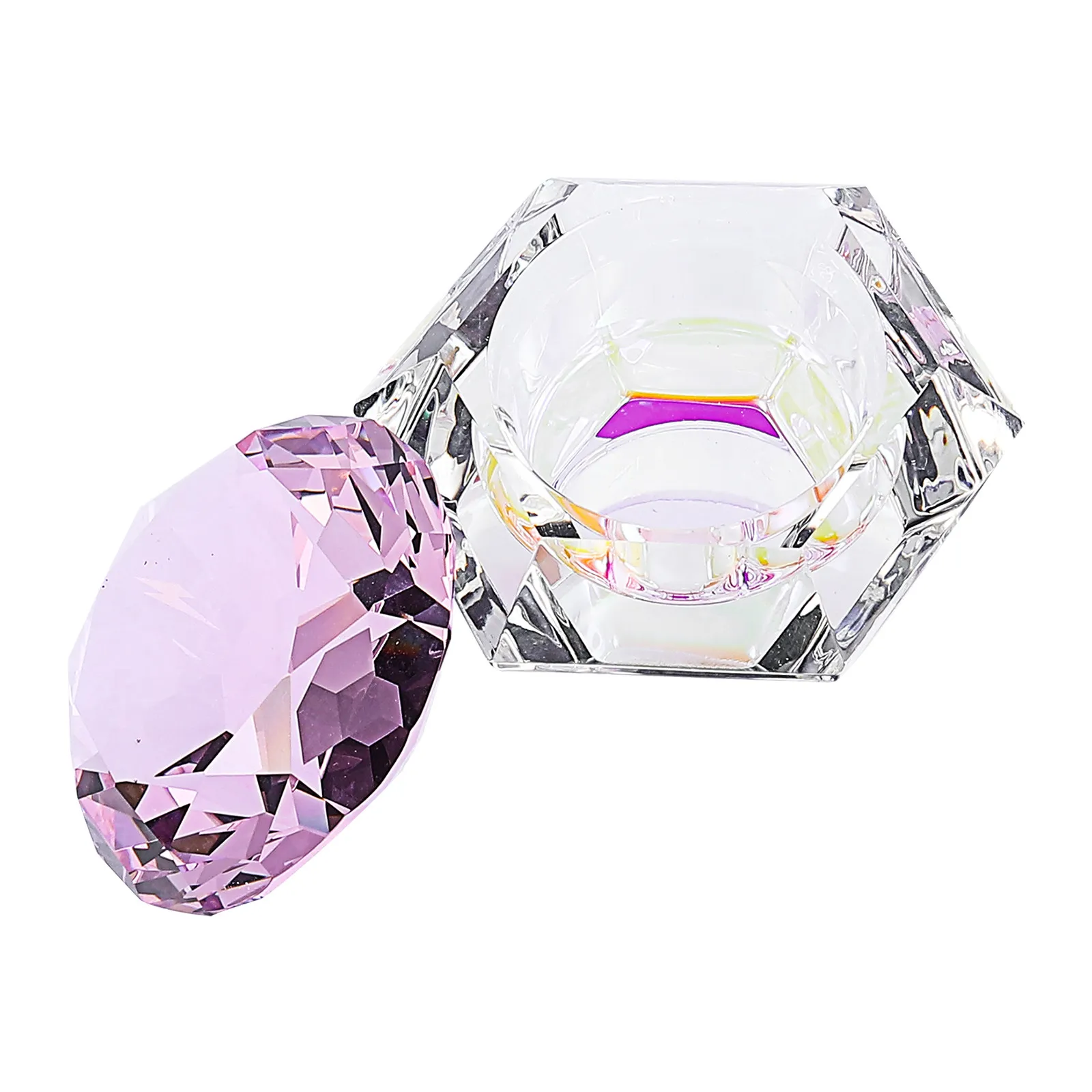 Crystal Cup Nail Art Glass Container for Manicures Premium Reusable Lightweight Mini Acrylic Liquid Holder Pen Wash Dish
Crystal Cup Nail Art Glass Container for Manicures Premium Reusable Lightweight Mini Acrylic Liquid Holder Pen Wash Dish