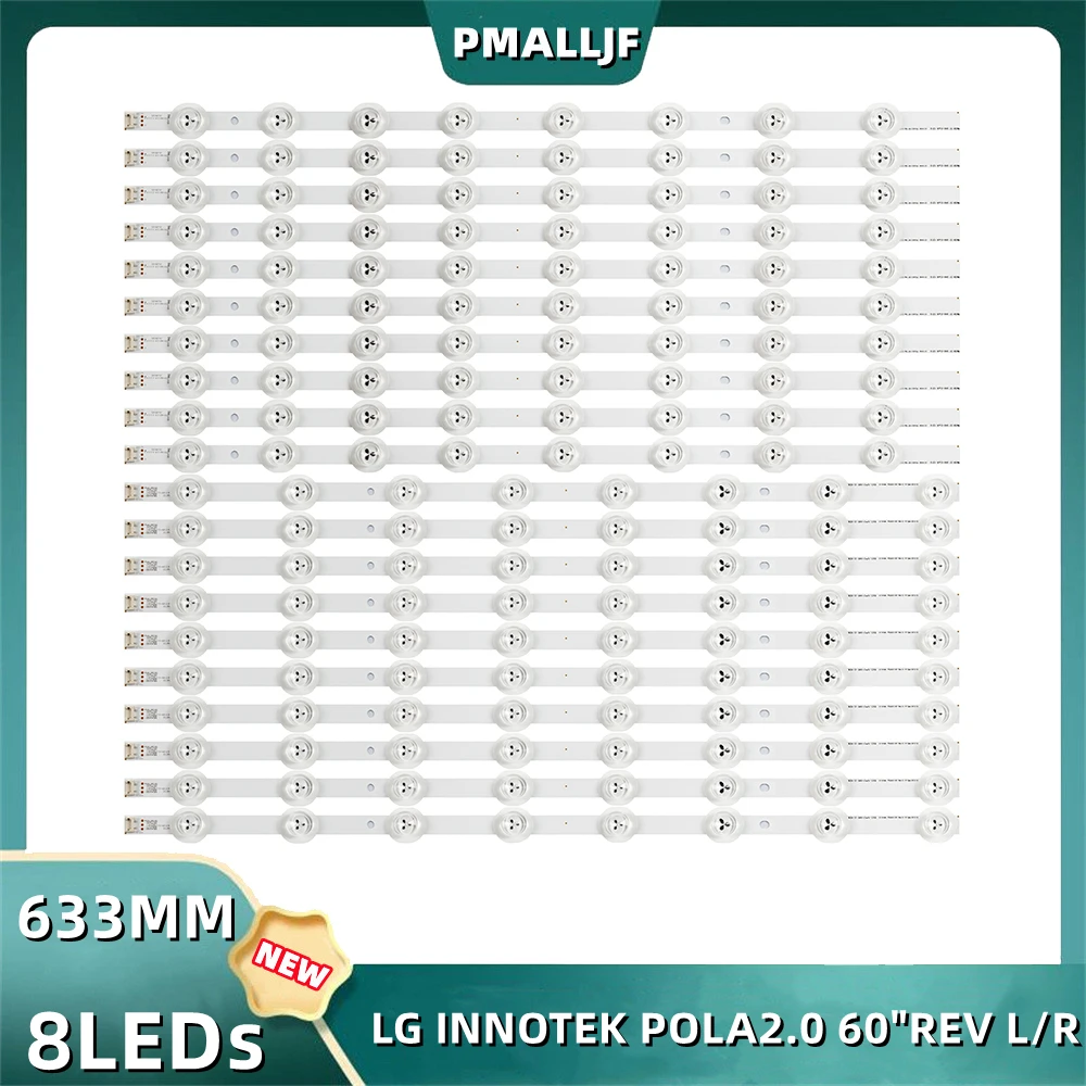 LED Strip For INNOTEK POLA2.0 60 REV 0.1 L/R 60LN540B 60LN540R 60LN5600 60LA620S 60LA6200 60LN5710 60LN5600 60LN540U 60LN5403
LED Strip For INNOTEK POLA2.0 60 REV 0.1 L/R 60LN540B 60LN540R 60LN5600 60LA620S 60LA6200 60LN5710 60LN5600 60LN540U 60LN5403