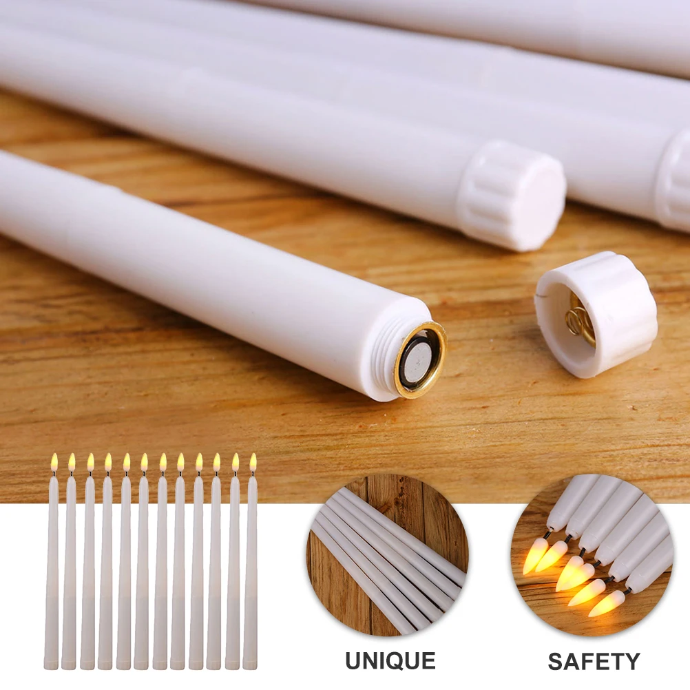 12Pcs LED Light Simulated Flicker Electronic Lamps Decorative Lighting for Halloween Festival Wedding Party
12Pcs LED Light Simulated Flicker Electronic Lamps Decorative Lighting for Halloween Festival Wedding Party