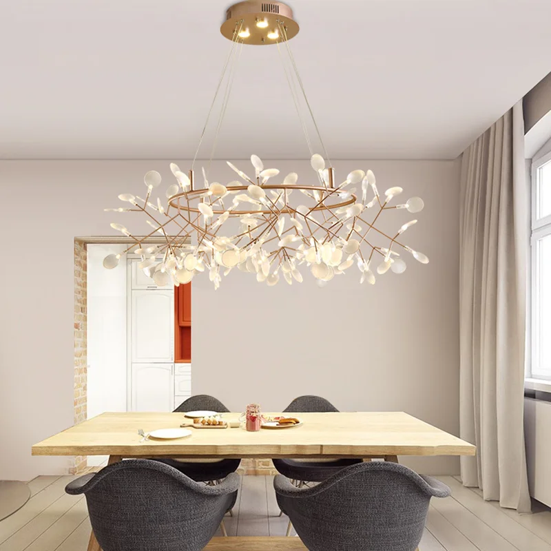 Modern Living Room Large Round Chandelier Light Rose Gold led Chandelier Firework Lighting Designer Glowworm LED Chandelier Lamp
Modern Living Room Large Round Chandelier Light Rose Gold led Chandelier Firework Lighting Designer Glowworm LED Chandelier Lamp