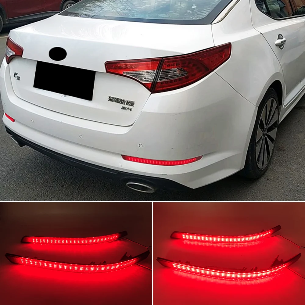 Nice 2Pcs LED Rear Bumper Reflector Light For Kia Optima K5 2011 2012 2013 Rear Brake Light Tail Stop lamp Car Accessories
Nice 2Pcs LED Rear Bumper Reflector Light For Kia Optima K5 2011 2012 2013 Rear Brake Light Tail Stop lamp Car Accessories