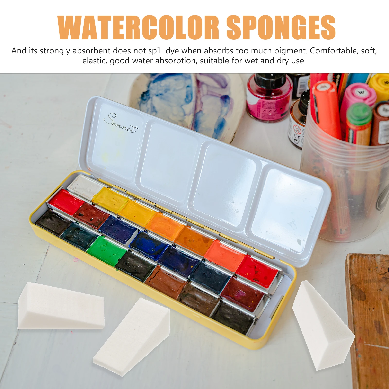 50pcs Children Painting Sponges Multi-Use Art Tools Watercolor Crafts Sponge Drawing Diy Handicrafts Wet Dry Use Strongly 
50pcs Children Painting Sponges Multi-Use Art Tools Watercolor Crafts Sponge Drawing Diy Handicrafts Wet Dry Use Strongly