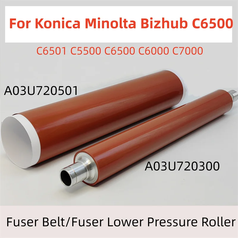 A03U720300 A03U736100 Fuser Belt A03U720300 Lower Fusing Roller For Konica Minolta Bizhub Pro C6500 C6501 C6000 C5501 C7000
A03U720300 A03U736100 Fuser Belt A03U720300 Lower Fusing Roller For Konica Minolta Bizhub Pro C6500 C6501 C6000 C5501 C7000