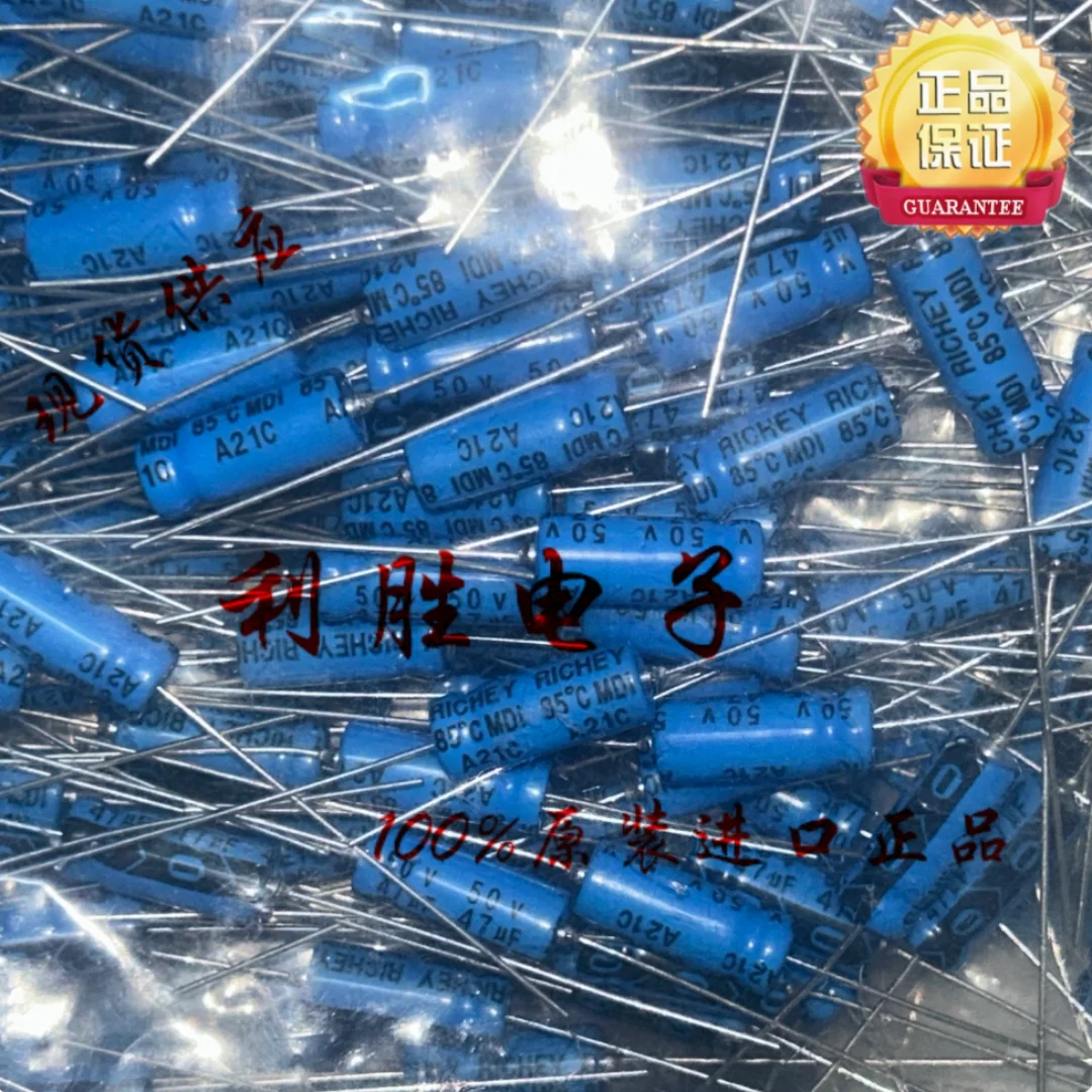 47UF 50V Taiwan Teflon RICHEY axial capacitor 50V47UF 6*16 through-hole capacitor
47UF 50V Taiwan Teflon RICHEY axial capacitor 50V47UF 6*16 through-hole capacitor