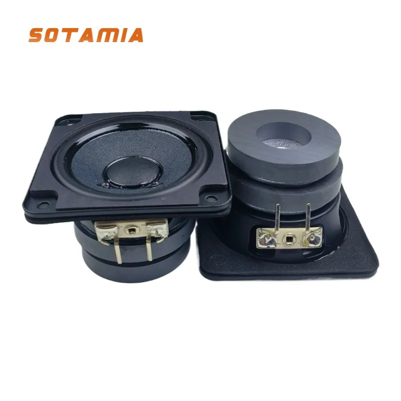 SOTAMIA 2Pcs 2.75 Inch Portable Full Range Speaker 4 Ohm 25W HIFI Speaker Home Sound Music Loudspeaker Delicate Vocals for Bose
SOTAMIA 2Pcs 2.75 Inch Portable Full Range Speaker 4 Ohm 25W HIFI Speaker Home Sound Music Loudspeaker Delicate Vocals for Bose