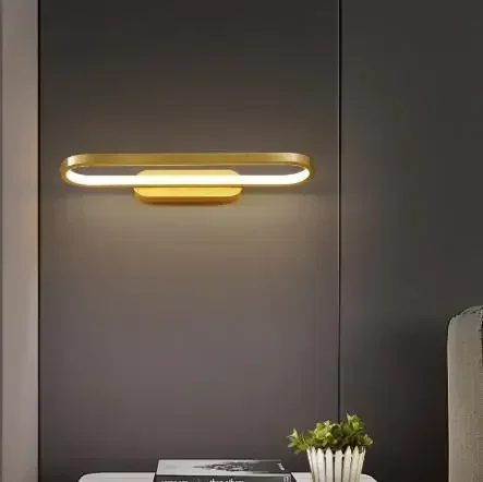 LED Wall Lamp Bedroom Bedside Lights Living room Golden Brass wall light for Corridor Aisle Balcony Modern Sconce Lamp
LED Wall Lamp Bedroom Bedside Lights Living room Golden Brass wall light for Corridor Aisle Balcony Modern Sconce Lamp