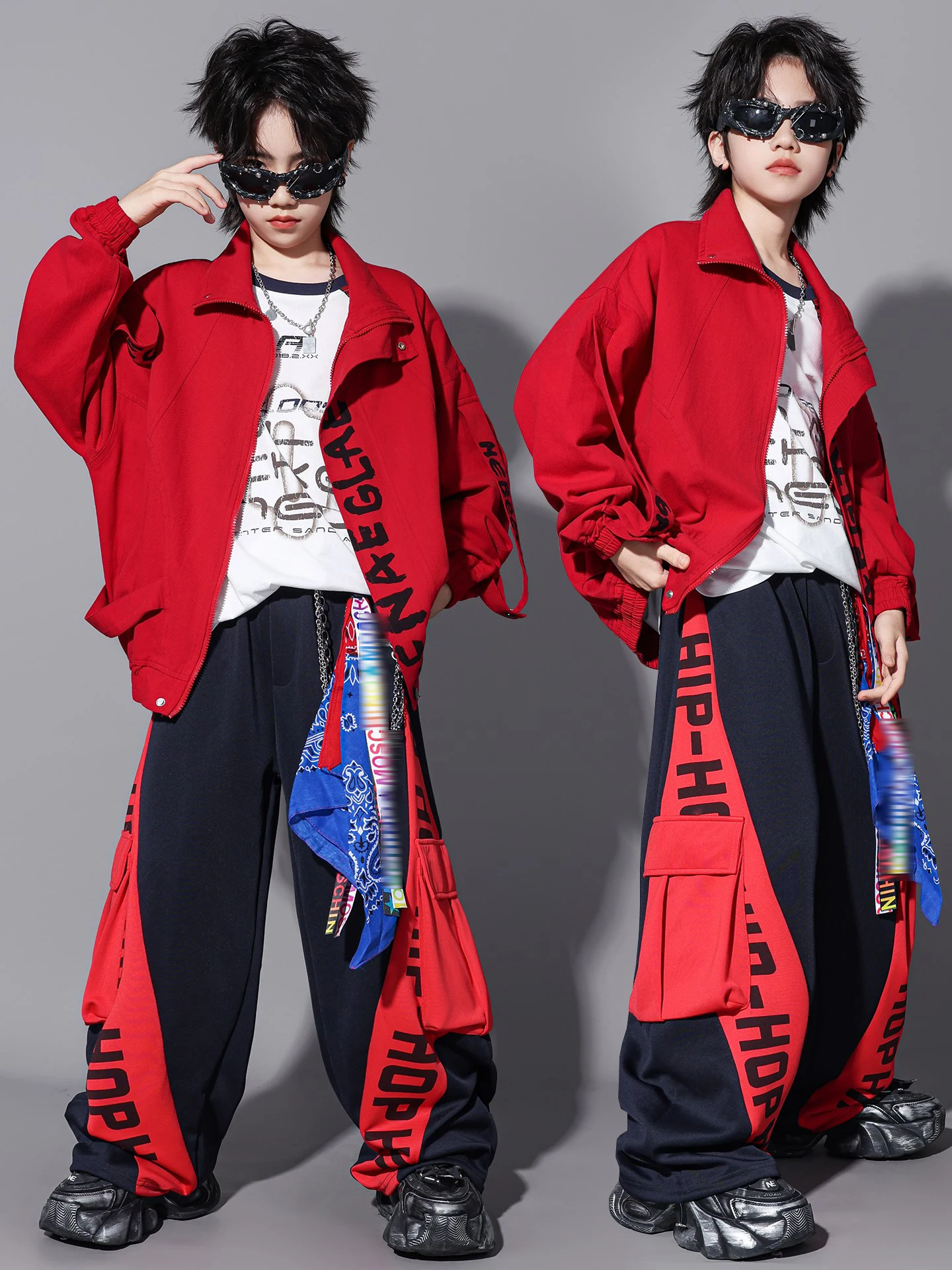 Красная танцевальная одежда в стиле хип-хоп, пальто для мальчиков и девочек, брюки-карго, мешковатый спортивный костюм с длинными рукавами, детские костюмы для джазовых выступлений, BL18058
Красная танцевальная одежда в стиле хип-хоп, пальто для мальчиков и девочек, брюки-карго, мешковатый спортивный костюм с длинными рукавами, детские костюмы для джазовых выступлений, BL18058